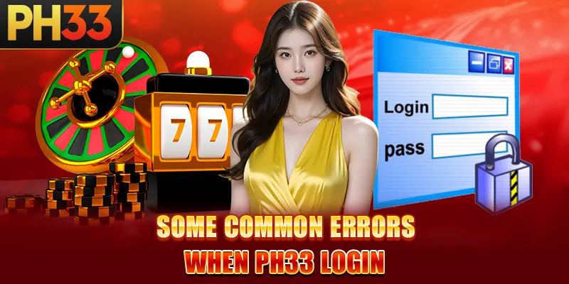Some common errors when PH33 login